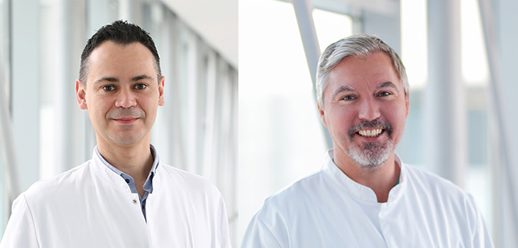 Photo (from left): Prof. Marino Venerito, M.D., and Prof. Frank Benedix, M.D. Photo: UMMD